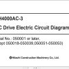 Hitachi Rigid Dump Truck EH4000AC 3 AC Drive Electric Circuit Diagrams