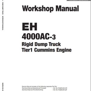 Hitachi Rigid Dump Truck EH4000AC 3 Workshop Manual