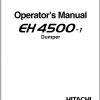 Hitachi Rigid Dump Truck EH4500 1 Operator Manual
