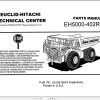 Hitachi Rigid Dump Truck EH5000 402RD Parts Manual