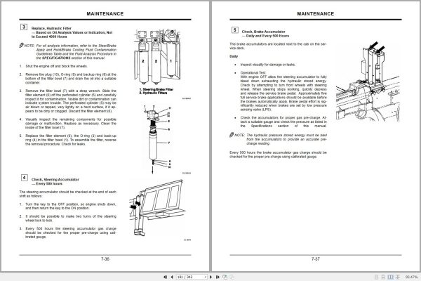 Hitachi Rigid Dump Truck EH5000ACII Operator Manual 1