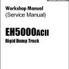 Hitachi Rigid Dump Truck EH5000ACII Workshop Manual