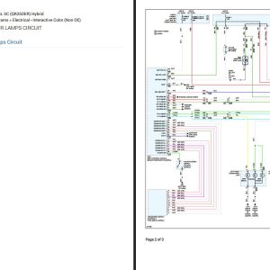 Infiniti QX60 Hybrid 2016 Electrical Wiring Diagrams 1