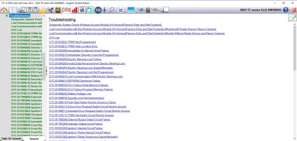 Isuzu G IDSS Domestic Japan 07.2024 Diagnostic Service System 5