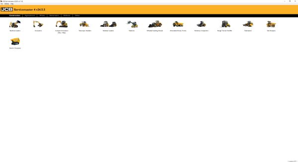 JCB ServiceMaster4 06.2024 V24.5.5 Diagnostic Tool 1