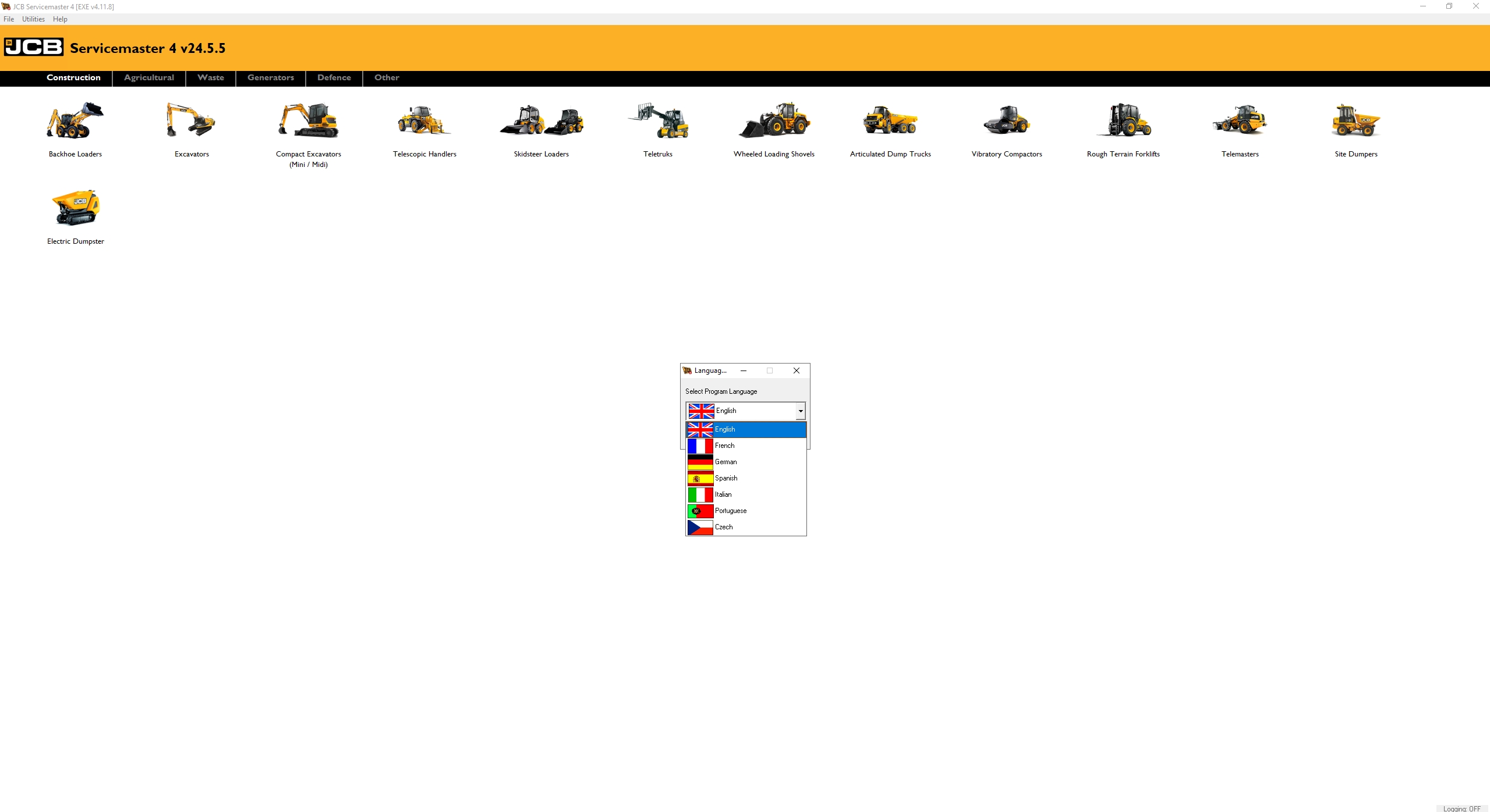 JCB ServiceMaster4 06.2024 V24.5.5 Diagnostic Tool 7