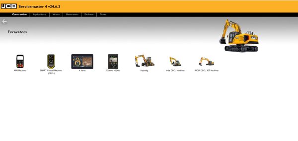 JCB ServiceMaster4 07.2024 V24.6.2 Diagnostic Tool 8
