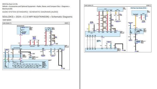 Kia Soul L4 2.0L 2024 Electrical Wiring Diagrams 1 1