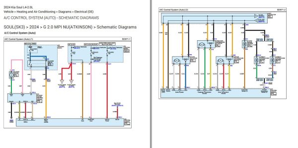 Kia Soul L4 2.0L 2024 Electrical Wiring Diagrams 2 1