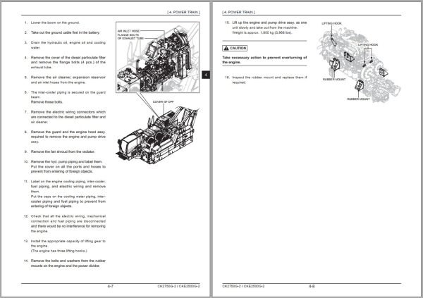 Kobelco Crawler Crane CK2750G 2 CKE2500G Shop Manual S5JD05001ZE02 2f3ff6656f318ca7f