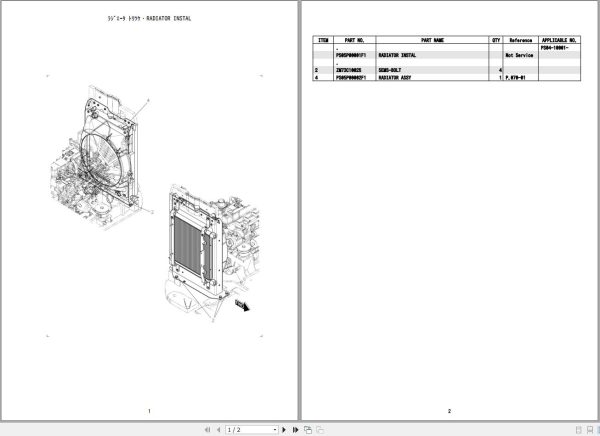 Kobelco Mini Excavator SK55SRX 6E Parts Catalog 3