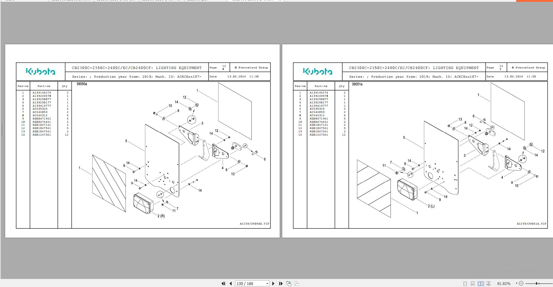 Kobuta Agricultural 17.4 GB PDF Spare Parts Manual 62518e72675acb98d