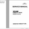 Komatsu Forklift FB101518MH K 2 EV100M XXAM Service Manual