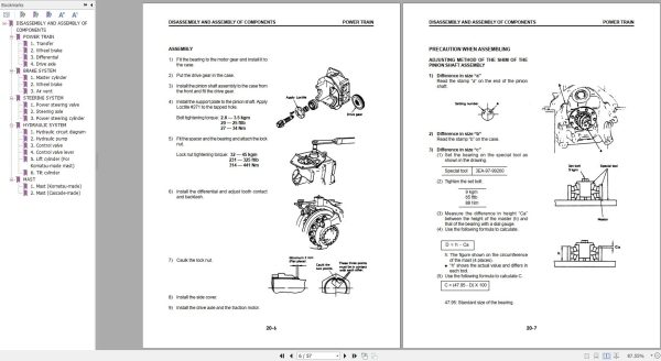 Komatsu Forklift FB1518SH 6 ABX Shop Manual 1