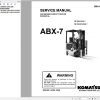 Komatsu Forklift FB1518SH 7 ABX EV100 Operation Maintenance Service Manual 1