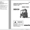 Komatsu Forklift FB20253032SHG 6 BBX50 Operation Service Parts Manual 1