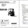 Komatsu Forklift FB20253032SHG 6 BBX50 Operation Service Parts Manual 2