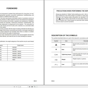 Komatsu Forklift FB202530EXG 11 BE30 L. AMERICA Service Manual