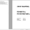 Komatsu Forklift FD100115135150E160E 6 EX Shop Manual