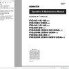 Komatsu Forklift FGD101518H 21 AX50 L.AMERICA Shop Operation Maintenance Manual 1