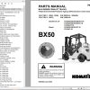 Komatsu Forklift FGD202528303235HT 16 BX50 2008 Parts Service Manual EN ES