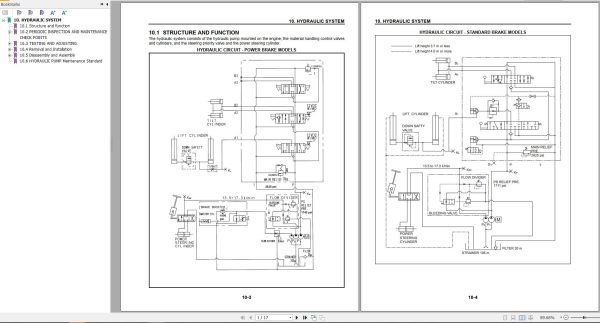 Komatsu Forklift FGD202528303235HT 16 BX50 2008 Parts Service Manual EN ES 2