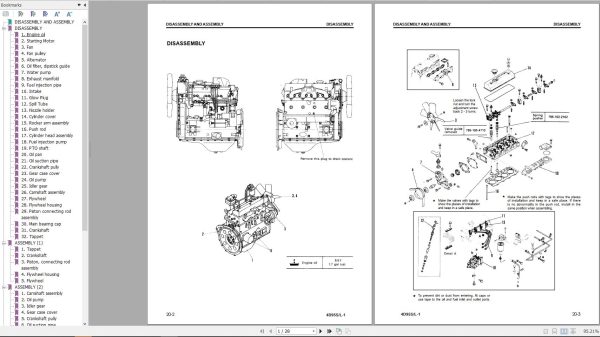 Komatsu Forklift FGD202530 CGVT 11 ZB Operation Maintenance Shop Manual 2