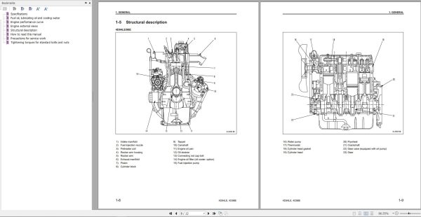 Komatsu Forklift FGD20253035AHN 17 BX50 L. AMERICA 2013 Shop Service Manual 1