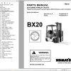 Komatsu Forklift FGD202530CHT 14 BX20 Service Parts Training Manual 2