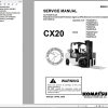 Komatsu Forklift FGD404550ACTZ 8 CX20 Service Parts Shop Operation Manual 1
