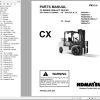 Komatsu Forklift FGD4045CTZ 7 CX Parts Shop Manual 1