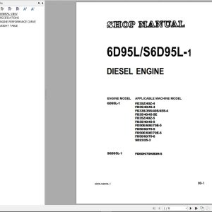 Komatsu Forklift FGD50607080E H T 6 DX10 Shop Manual 1