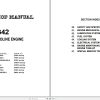 Komatsu Forklift FGD50607080ET 7 DX20 Shop Parts Manual 2