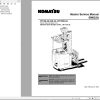 Komatsu Forklift FR18S 2A FR23S 2A FR15DR 2A Service Parts Manual