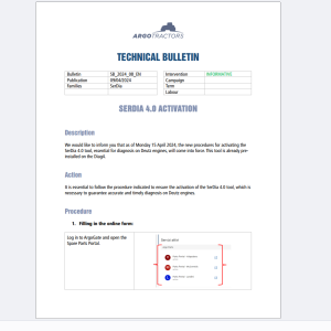 Landini Agricultural Technical Bulletin Manuals Updated 2024 4