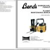 Landoll Bendi Forklift B40i3 Electrical Diagram Maintenance Operation Parts Manual 1