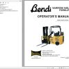 Landoll Bendi Forklift B40i3 Electrical Diagram Maintenance Operation Parts Manual 2