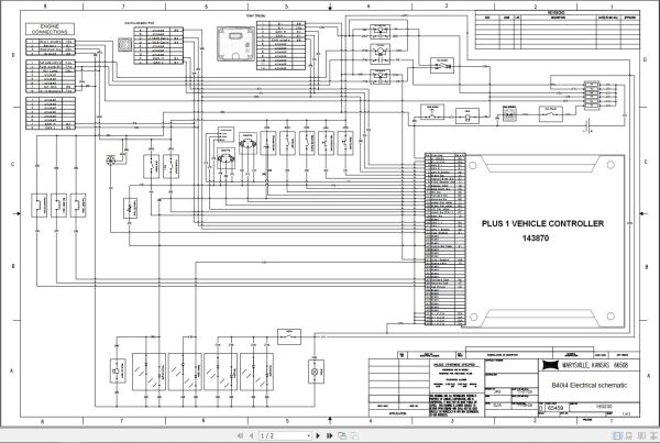 Landoll Bendi Forklift B40i4 Electrical Diagram Parts Maintenance Operation Manual 3