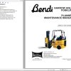 Landoll Bendi Forklift IC Tier II Parts Maintenance Operation Manual 2