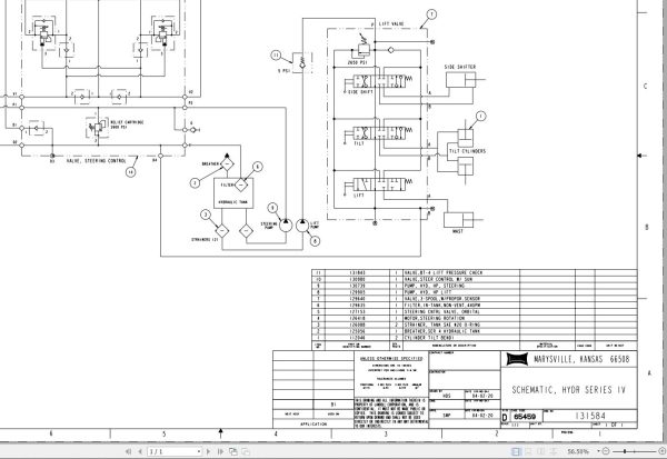 Landoll Bendi Forklift Series IV SE Circuit Diagram Maintenance Parts Manual 2