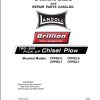 Landoll Chisel Plow CPPR2 5 to CPPS2 7 Parts Repair Operator’s Manual 9D990
