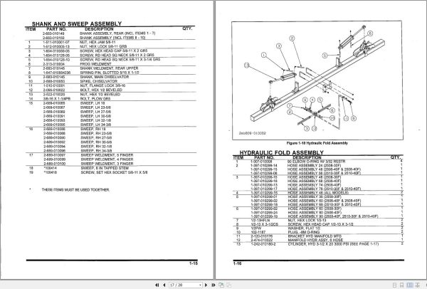 Landoll Chiselvator 2500 Series Parts List F 241 897 1