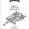 Landoll Coulter Chisel 2112 Operator’s Manual F 1102 0721