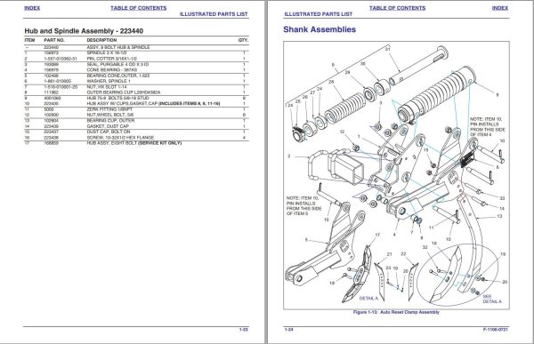 Landoll Coulter Chisel 2132 Parts Manual F 1100 0721 1
