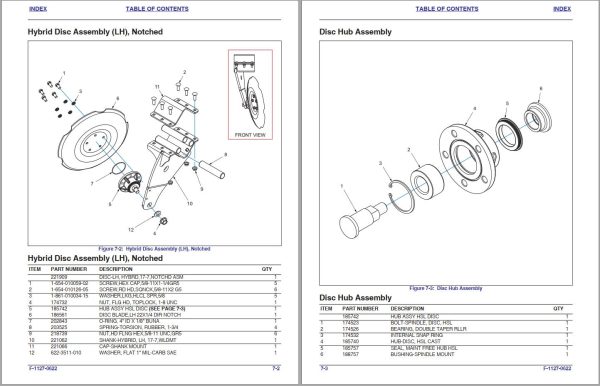 Landoll Disc 7812 High Speed Landoll HSL Operator’s And Parts Manual F 1127 0622 1