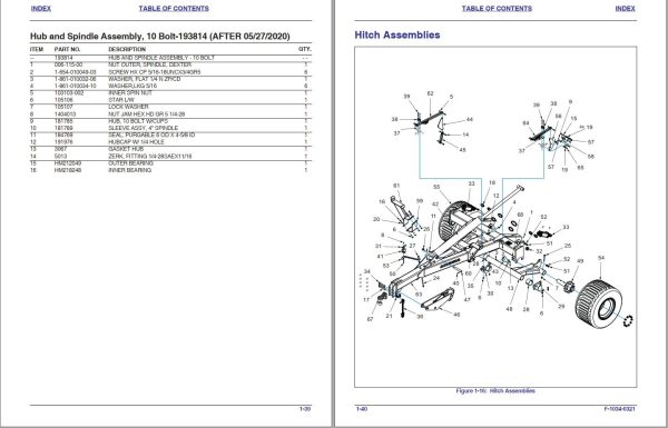 Landoll Disc 7822 High Speed Landoll HSL Parts Manual F 1034 0321 1
