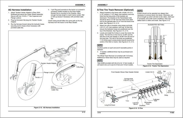 Landoll Double Seeder Hitch BDH512 Operator’s Manual F 645R1 1