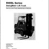 Landoll Drexel Forklift R40 Series Service Parts Technical Operation Manual 1