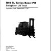 Landoll Drexel Forklift R40 Series Service Parts Technical Operation Manual 2