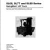 Landoll Drexel Forklift SL66 SL77 SL88 Parts Service Technical Manual